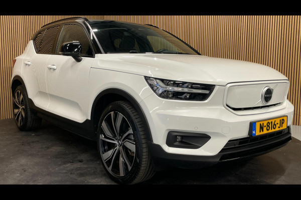 Volvo XC40 Recharge P8 AWD R-Design|90% SOH|PANO|MEMORY|1/2 LEDER|ELEK.INTR+A-KLEP|ACC|STOEL+STUURVERW|360 CAMERA|CARPLAY/ANDROID|