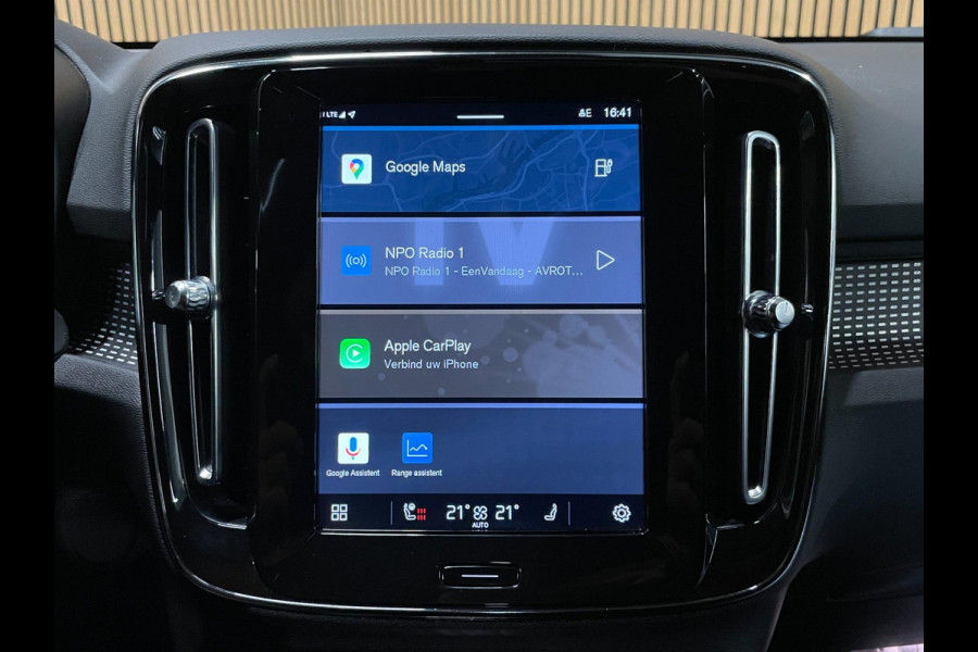 Volvo XC40 Recharge P8 AWD R-Design|90% SOH|PANO|MEMORY|1/2 LEDER|ELEK.INTR+A-KLEP|ACC|STOEL+STUURVERW|360 CAMERA|CARPLAY/ANDROID|