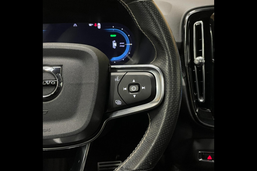 Volvo XC40 Recharge P8 AWD R-Design|90% SOH|PANO|MEMORY|1/2 LEDER|ELEK.INTR+A-KLEP|ACC|STOEL+STUURVERW|360 CAMERA|CARPLAY/ANDROID|