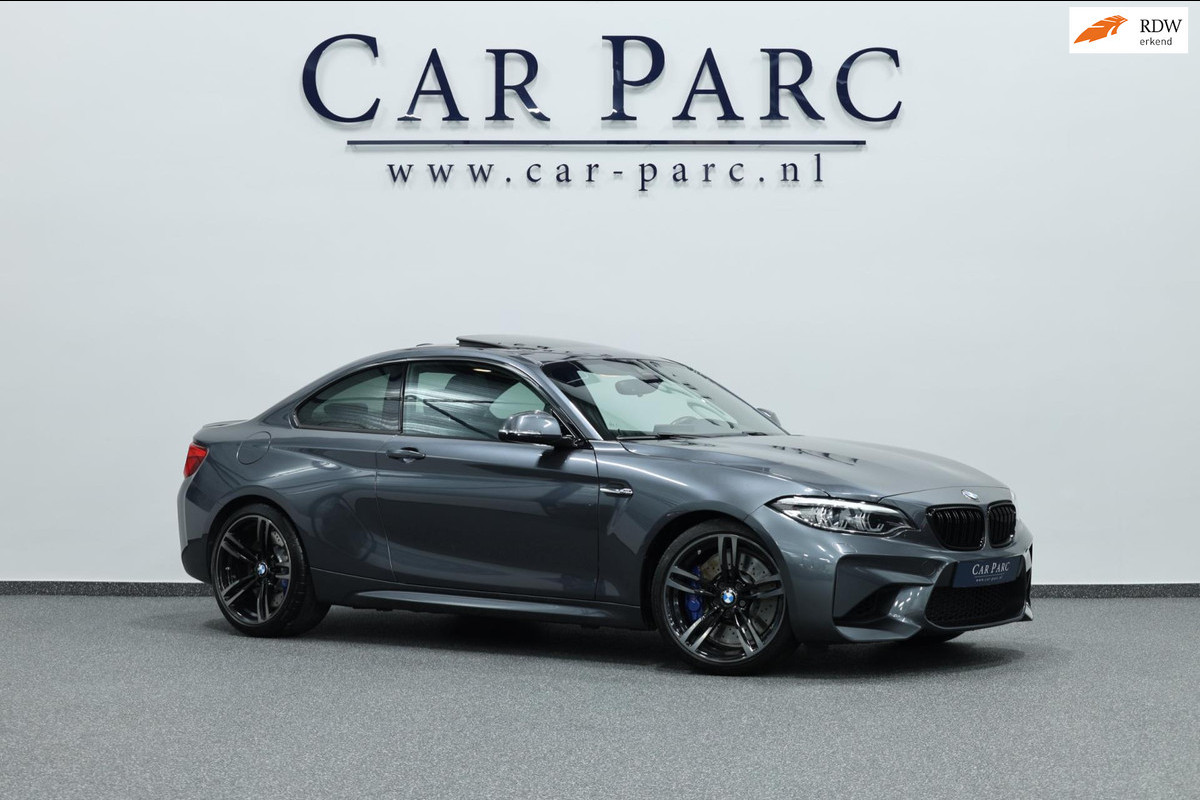 BMW 2 Serie Coupé M2 DCT 370+PK NETTE STAAT/LED/LEER+S.VERWARMING+MEMORY/19" LMV/CAM/CRIUSE/ECC/12 MND GARANTIE!