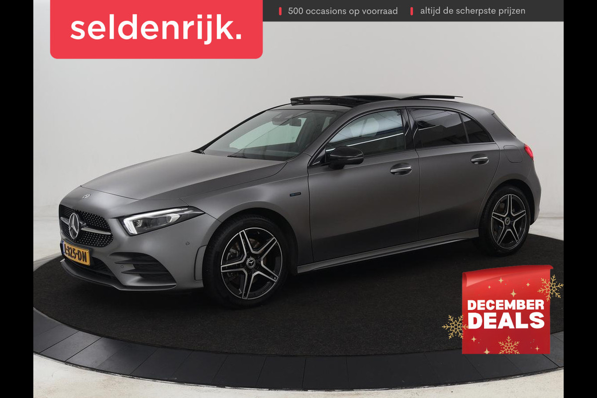 Mercedes-Benz A-Klasse 250e AMG Limited | Panoramadak | Stoelverwarming | Matrix LED | Memory | Carplay | Keyless | Camera | Navigatie | Full LED | PHEV | Plug In