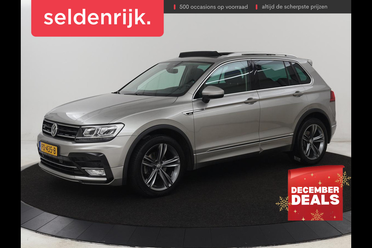 Volkswagen Tiguan 1.4 TSI R Line | 1e eigenaar | Panoramadak | Trekhaak | Stoelverwarming | Keyless | 19'' | Massage | Adaptive cruise | Navigatie | Full LED | Virtual Cockpit | Parkeerhulp | Climate control