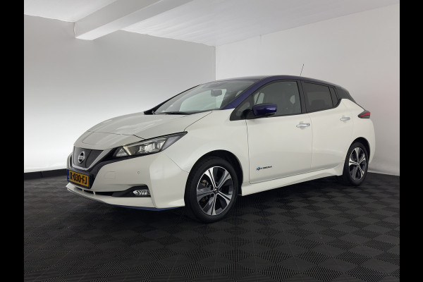 Nissan Leaf e+ Tekna 62 kWh {SOH-95%} (INCL-BTW) *Aut.*LEATHER-MICROFIBRE | FULL-LED | ADAPTIVE-CRUISE | BOSE-AUDIO | TOP-VIEW | DAB | KEYLESS | NAVI-FULLMAP | DAB | HEATED-COMFORTSEATS | BLIND-SPOT | PRIVACY-GLASS | 17''ALU*