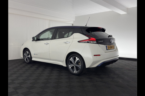 Nissan Leaf e+ Tekna 62 kWh {SOH-95%} (INCL-BTW) *Aut.*LEATHER-MICROFIBRE | FULL-LED | ADAPTIVE-CRUISE | BOSE-AUDIO | TOP-VIEW | DAB | KEYLESS | NAVI-FULLMAP | DAB | HEATED-COMFORTSEATS | BLIND-SPOT | PRIVACY-GLASS | 17''ALU*