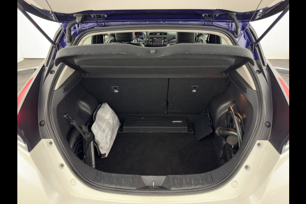 Nissan Leaf e+ Tekna 62 kWh {SOH-95%} (INCL-BTW) *Aut.*LEATHER-MICROFIBRE | FULL-LED | ADAPTIVE-CRUISE | BOSE-AUDIO | TOP-VIEW | DAB | KEYLESS | NAVI-FULLMAP | DAB | HEATED-COMFORTSEATS | BLIND-SPOT | PRIVACY-GLASS | 17''ALU*