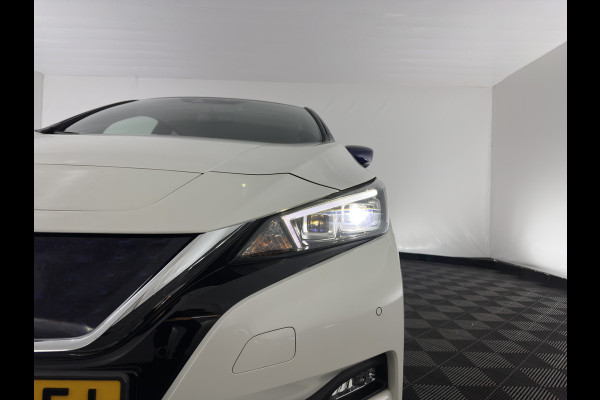 Nissan Leaf e+ Tekna 62 kWh {SOH-95%} (INCL-BTW) *Aut.*LEATHER-MICROFIBRE | FULL-LED | ADAPTIVE-CRUISE | BOSE-AUDIO | TOP-VIEW | DAB | KEYLESS | NAVI-FULLMAP | DAB | HEATED-COMFORTSEATS | BLIND-SPOT | PRIVACY-GLASS | 17''ALU*