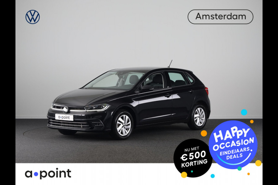 Volkswagen Polo 1.0 TSI Style 110 pk Automaat (DSG) | Navigatie via App | Parkeersensoren (Park assist) | Adaptieve cruise control | Stoelverwarming | Matrix LED koplampen |