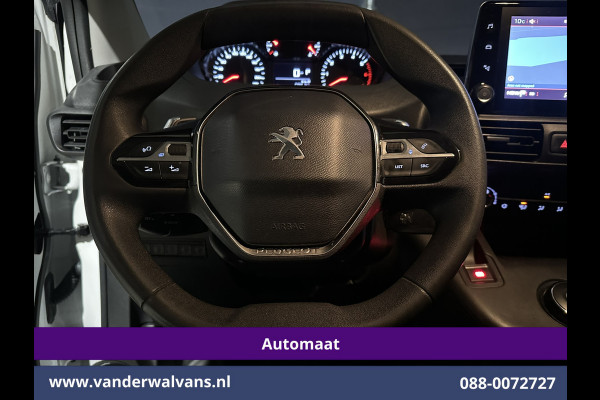 Peugeot Partner 1.5 BlueHDI 131pk Automaat L1H1 Euro6 Airco | 3-Zits | Navigatie | Apple Carplay | Cruisecontrol Android Auto, Parkeersensoren, bijrijdersbank