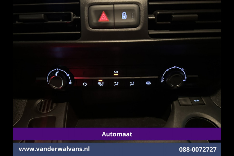 Peugeot Partner 1.5 BlueHDI 131pk Automaat L1H1 Euro6 Airco | 3-Zits | Navigatie | Apple Carplay | Cruisecontrol Android Auto, Parkeersensoren, bijrijdersbank