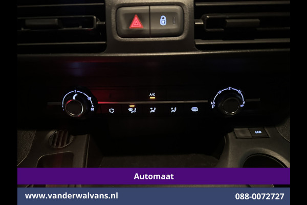 Peugeot Partner 1.5 BlueHDI 131pk Automaat L1H1 Euro6 Airco | 3-Zits | Navigatie | Apple Carplay | Cruisecontrol Android Auto, Parkeersensoren, bijrijdersbank