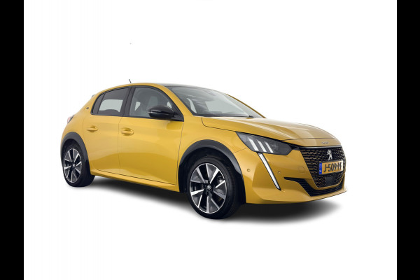 Peugeot e-208 EV GT 350 50 kWh [ 3-Fase ] {SOH-100%} (INCL-BTW) *PANO | FULL-LED | DIGI-COCKPIT | BLINDSPOT | CAMERA | LEATHER-ALCANTARA | AMBIENT-LIGHT | NAVI-FULLMAP | LANE-ASSIST | KEYLESS | DAB | CCS-FASTLOADER | HEATED-SPORTSEATS | 17"ALU*