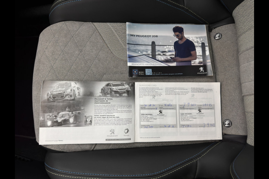 Peugeot e-208 EV GT 350 50 kWh [ 3-Fase ] {SOH-100%} (INCL-BTW) *PANO | FULL-LED | DIGI-COCKPIT | BLINDSPOT | CAMERA | LEATHER-ALCANTARA | AMBIENT-LIGHT | NAVI-FULLMAP | LANE-ASSIST | KEYLESS | DAB | CCS-FASTLOADER | HEATED-SPORTSEATS | 17"ALU*