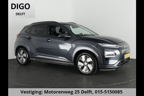 Hyundai Kona EV PRIMIUM 64 KWh ACCU 96% GARANTIE 2019* 1e EIG BEREIK TOT 487 KM WLTP!!! SCHUIFDAK ZEER LUXE