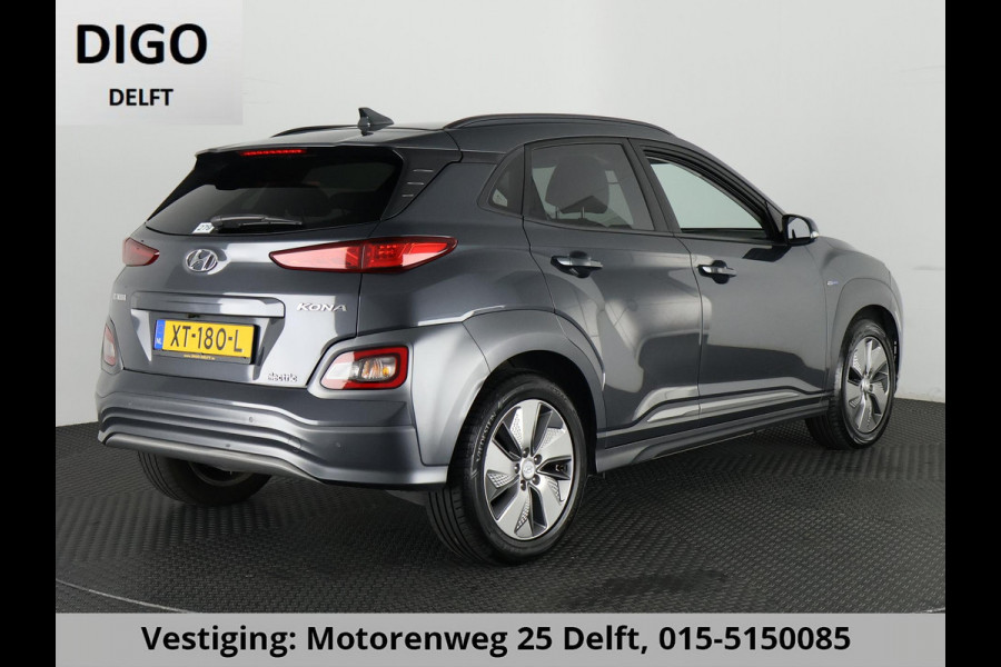 Hyundai Kona EV PRIMIUM 64 KWh ACCU 96% GARANTIE 2019* 1e EIG BEREIK TOT 487 KM WLTP!!! SCHUIFDAK ZEER LUXE