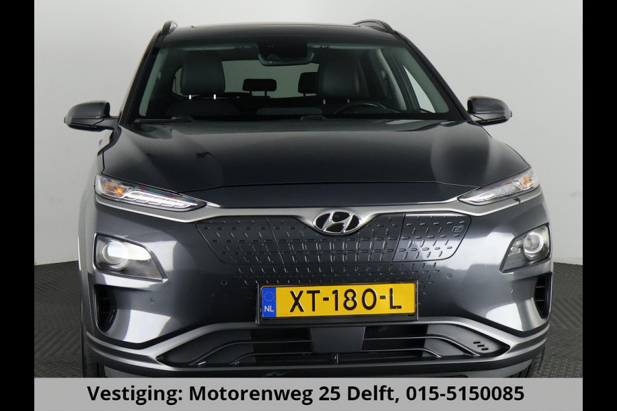 Hyundai Kona EV PRIMIUM 64 KWh ACCU 96% GARANTIE 2019* 1e EIG BEREIK TOT 487 KM WLTP!!! SCHUIFDAK ZEER LUXE