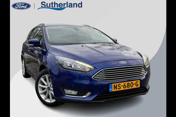 Ford FOCUS Wagon 1.5 Ecoboost Titanium 150pk 17 inch Velgen | Wegklapbare haak | Stoelverwarming | Navigatie | SYNC 3 | Voorruit verwarming | Cruise control