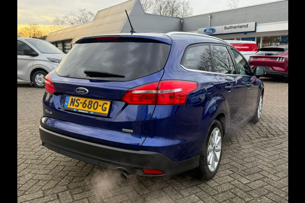 Ford FOCUS Wagon 1.5 Ecoboost Titanium 150pk 17 inch Velgen | Wegklapbare haak | Stoelverwarming | Navigatie | SYNC 3 | Voorruit verwarming | Cruise control