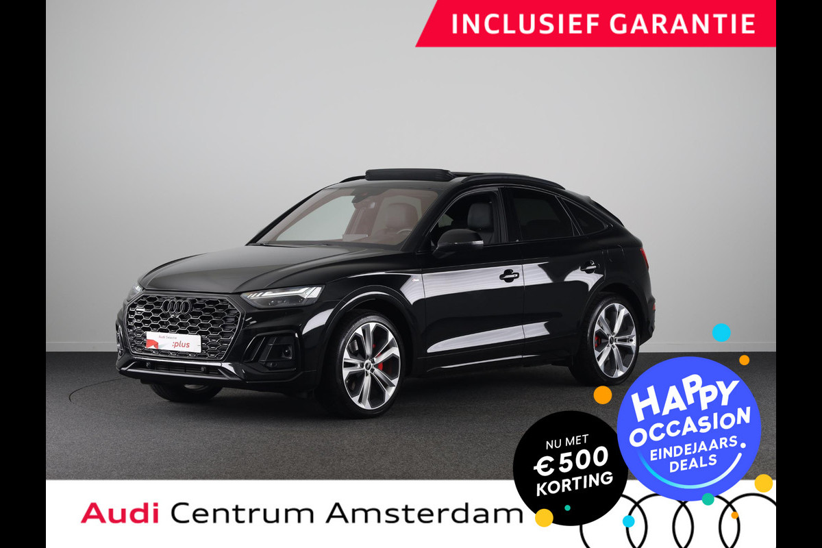 Audi Q5 Sportback 55 TFSI e S edition Competition 367pk | Panoramdak | Head Up Display | Luchtvering | B&O Audio | Verwarmbare voorstoelen | Trekhaak