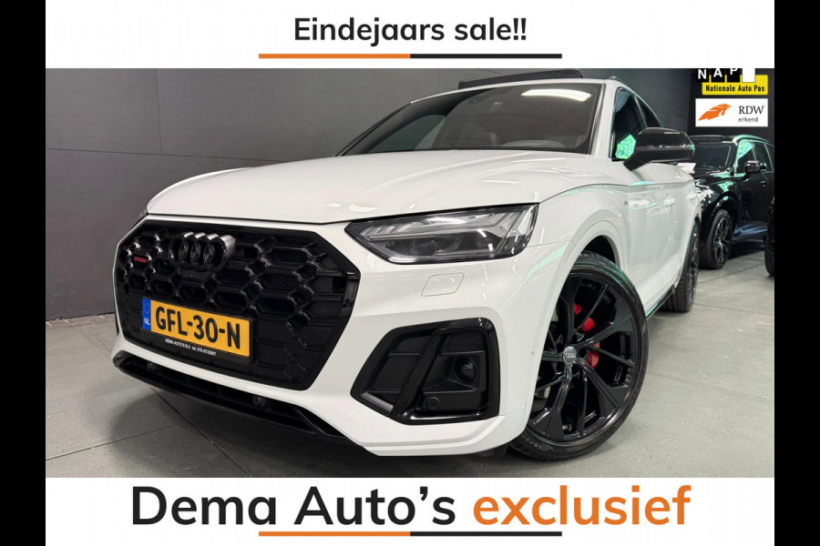 Audi Q5 55 TFSI e SQ5 367PK 3X S-LINE 21'' BLACK-LINE PANO/B&O/H-UP/LUCHTVERING/MASSAGE STOELEN/FULL-OPTION!!!