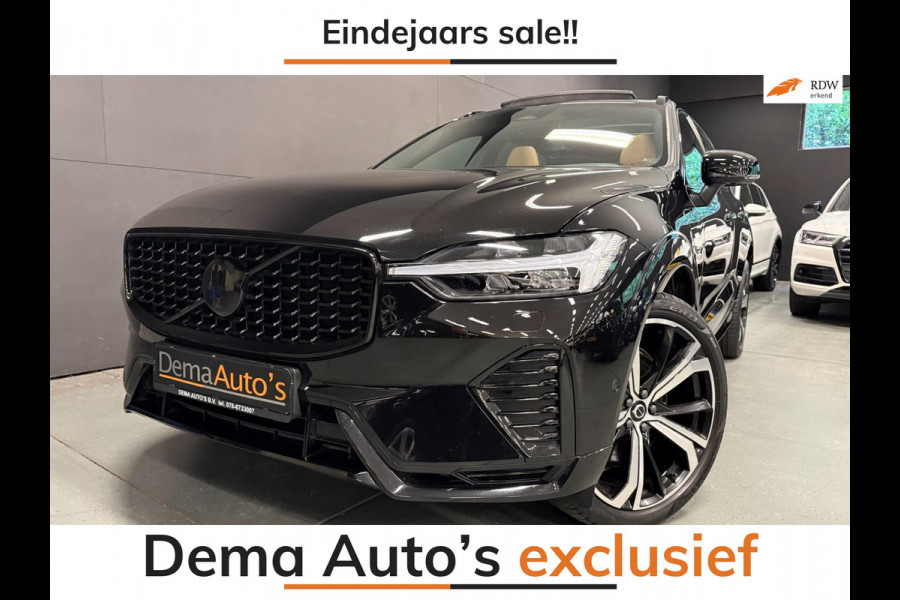 Volvo XC60 2.0 T8 Plug-in hybrid AWD 456PK BLACK-LINE R-DESIGN PANO/360CAM/H&K/STOEL-M/CARPLAY/