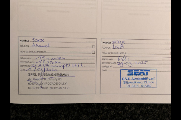 Fiat 500X 1.3 GSE Sport Automaat Carplay Navigatie Cruise Control Camera Parkeersensoren