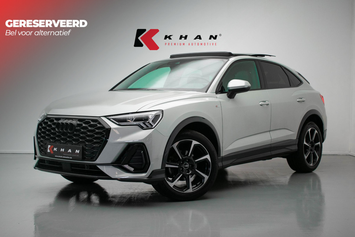 Audi Q3 Sportback 35 TFSI S Edition |Pano|3xS-Line|Sonos|Elek.Stoelen|Elek.Trekhaak|