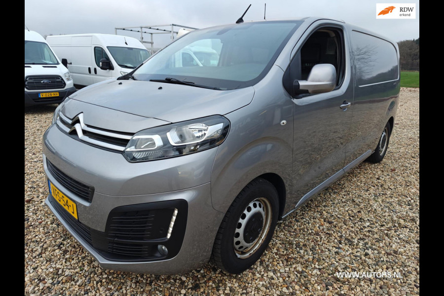 Citroën Jumpy 2.0 BlueHDI 180 PK AUTOMAAT , 1e Eig Ex overheid. Euro 6 , lengte 2 , honden inrichting ,