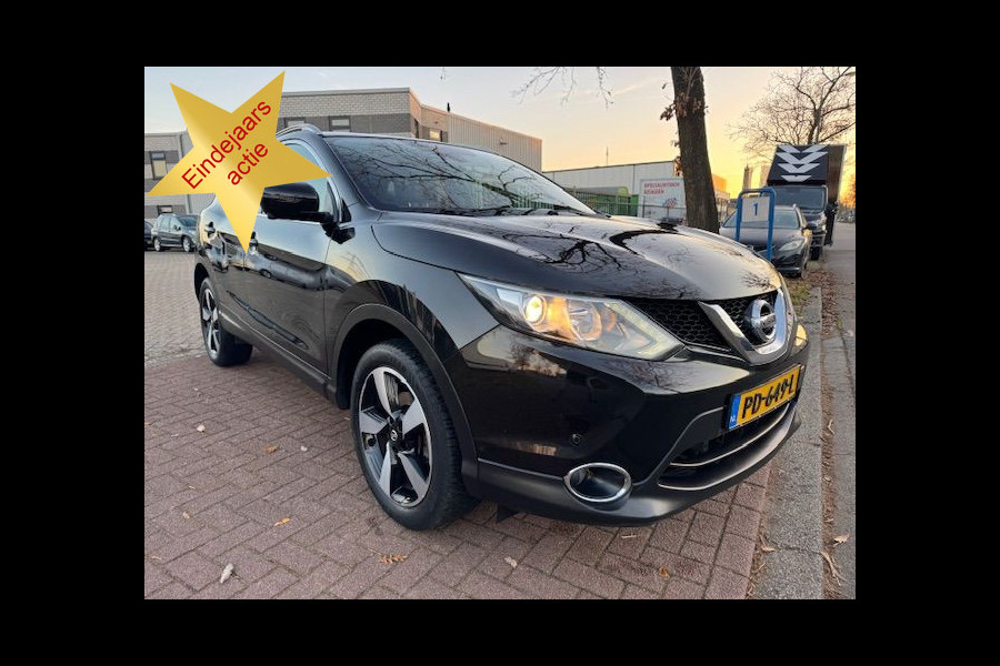 Nissan QASHQAI 1.6 Turbo 164pk N-Vision Airco/ECC,Navigatie,Camera,Panoramadak,Leder/Alcantara Interieur
