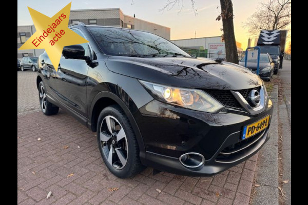 Nissan QASHQAI 1.6 Turbo 164pk N-Vision Airco/ECC,Navigatie,Camera,Panoramadak,Leder/Alcantara Interieur