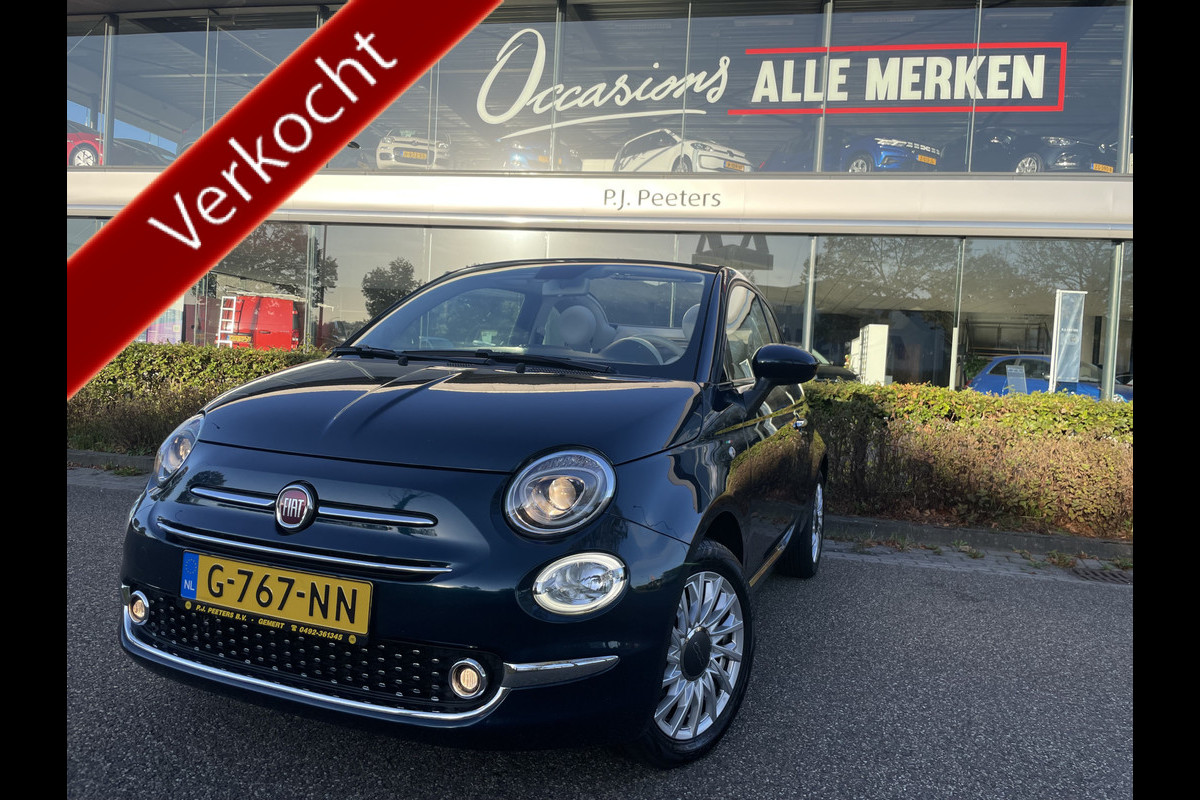 Fiat 500C 0.9 TwinAir Turbo Lounge Cruise control - Airco - Navigatie full map - Bluetooth - Radio - Start/stop systeem