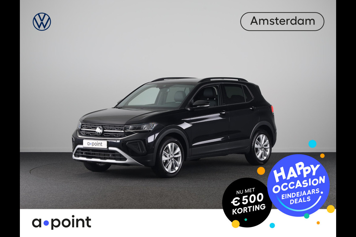 Volkswagen T-Cross 1.0 TSI Life Edition GOAL 116 pk Automaat (DSG) | Navigatie | Trekhaak (afneembaar) | Parkeersensoren (Park assist) | Stoelverwarming |