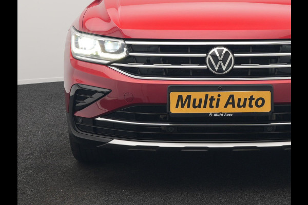 Volkswagen Tiguan 1.4 TSI eHybrid Elegance Plug In Hybrid 245pk Dealer O.H. PHEV | Trekhaak Af Fabriek | Panodak | Head Up | Adaptive Cruise | 360 Camera | Alcantara Stoelen Massage & Verwarmd | IQ Light | Sfeerverlichting | Stuur Verwarmd | Apple Carplay |