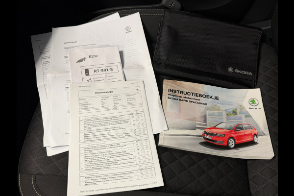 Škoda Rapid Spaceback 1.0 TSI Greentech Drive AUT. TREKHAAK CRUISE CONTROL PARKEERSENSOREN NAVI STOELVERWARMING