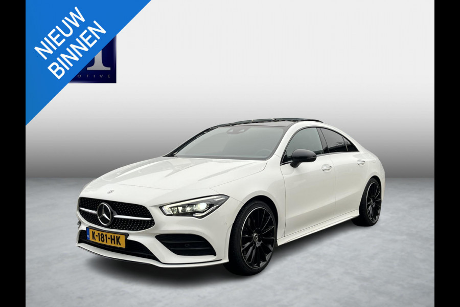 Mercedes-Benz CLA-Klasse 200 Business Solution AMG VAN: €34.900,- | VOOR: €31.877,- | UW E INDEJAARSVOORDEEL: €3.023,- l 1e eigenaar | NL Auto  Panoramadak | Sfeerverlichting | Elektrische stoelen met geheugen | Camera | Apple CarPlay | Rijklaar geleverd met 12 maanden BOVAG-garantie