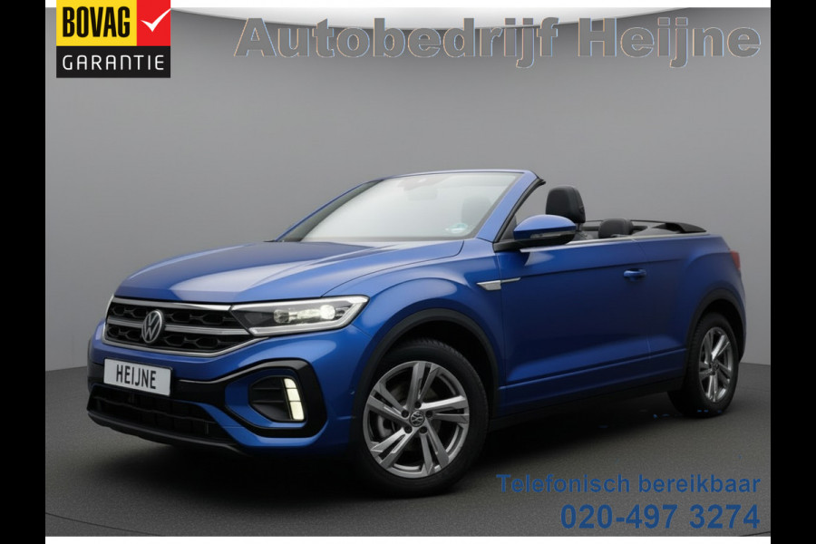 Volkswagen T-Roc Cabrio 1.5 TSI DSG R-LINE SPORT LED/NAVI/CARPLAY/FABRIEKS GARANTIE