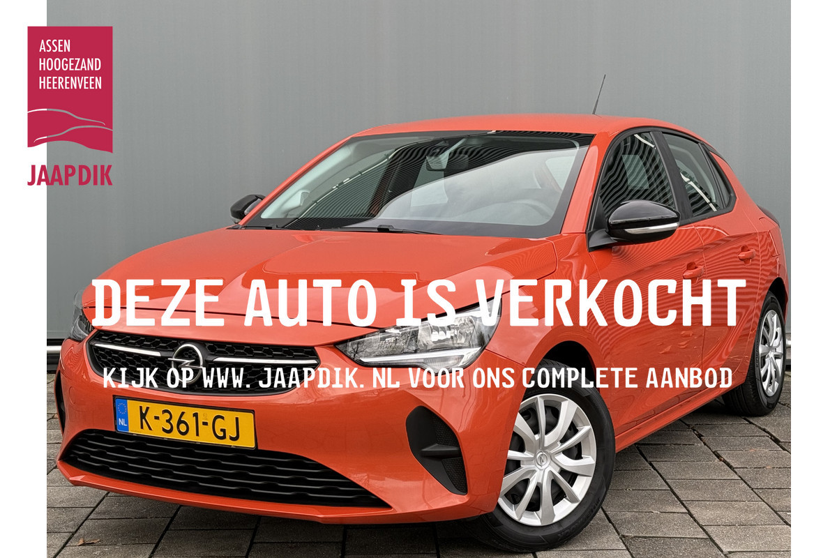 Opel Corsa BWJ 12-2020 | 1.2 75PK Edition | AIRCO | CRUISE | ELEKTRISCH PAKKET | AUDIO | BLUETOOTH |