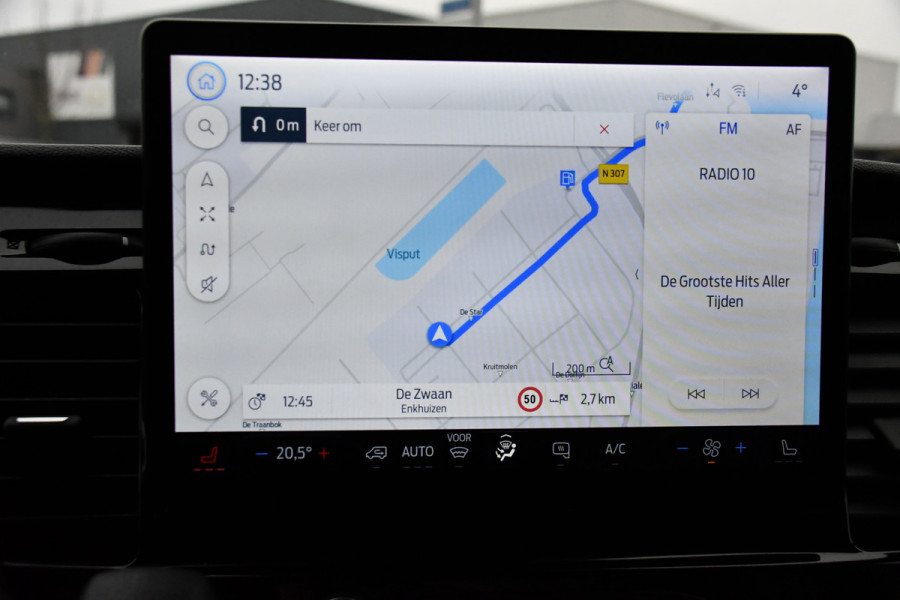 Ford Transit 350 2.0 TDCI L3H2 Black Edition GEEN BTW! 360 Camera, Adaptieve Cruise, Automaat, Sensoren, Stoelverwarming, Trekhaak, Uniek!