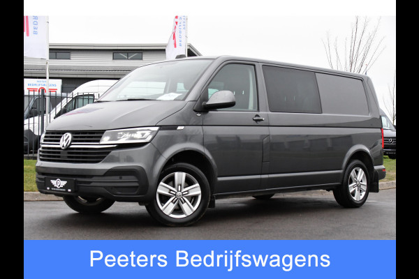 Volkswagen Transporter 2.0 TDI L2H1 DC Highline Adaptieve Cruise, Camera, Carplay, LED, 150pk, Automaat, Multimedia, Trekhaak, Uniek!