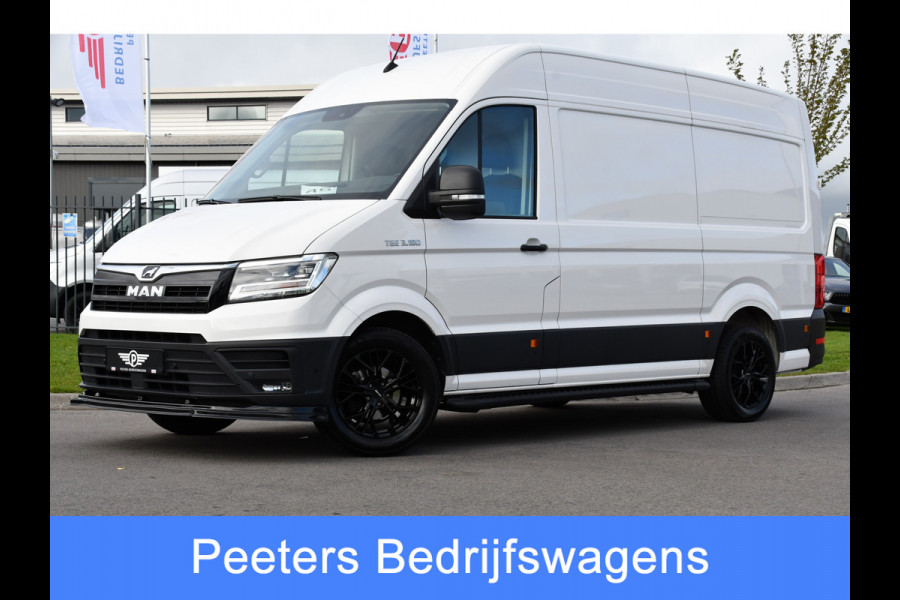 MAN TGE 35 2.0 L3H3 PB Edition Full Options! Adaptieve Cruise, LED, Carplay, 177pk, Automaat, Multimedia, Stoelverwarming, Uniek!