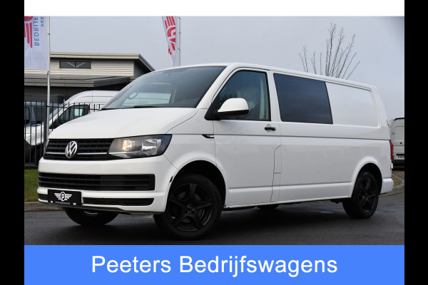 Volkswagen Transporter 2.0 TDI L2H1 DC Edition Cruise, Sensoren, Trekhaak, Airco, 85pk, Radio, Direct leverbaar!