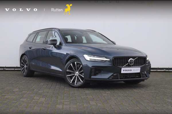 Volvo V60 T6 350PK Automaat AWD Plus Dark / Adaptive cruise control / Elektrische stoelen / Harman Kardon audio / Trekhaak / Pilot assist / BLIS / Stoel en stuur verwarming / Elektrische achterklep / Parkeersensoren met 360 camera / Google infotainment