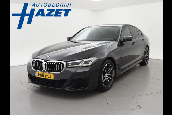 BMW 5 Serie 518D M-SPORT SEDAN + NAPPA LEDEREN COMFORTZETELS | TREKHAAK | H/K | HEAD-UP | SFEERVERLICHTING