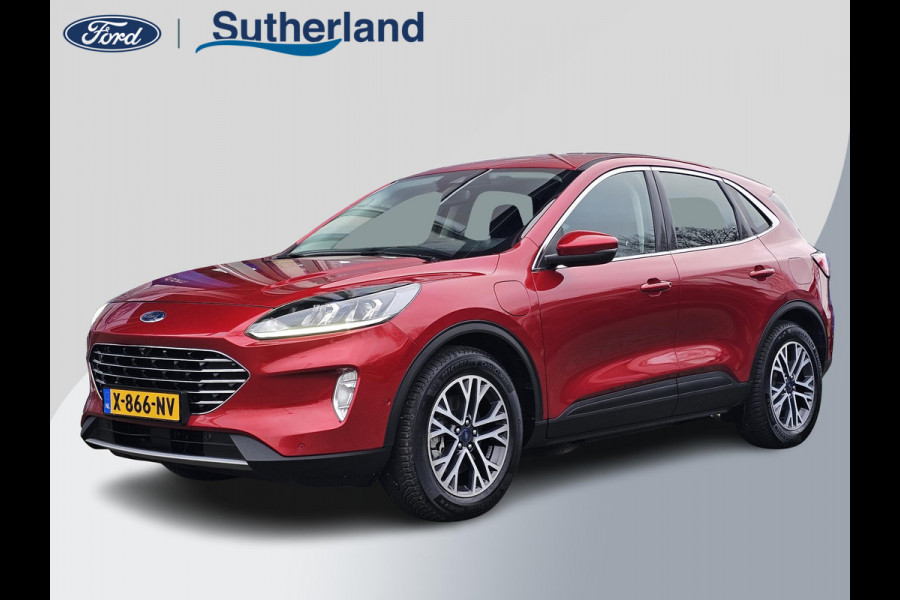 Ford Kuga 2.5 PHEV Titanium X 225 pk | Trekhaak | Adaptieve cruise control | Full led | Half Leder | Winterpack | Blind spot | Nette auto!