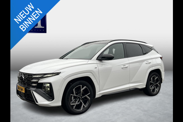 Hyundai Tucson 1.6 T-GDI HEV N Line Sky VAN: 54.095,- VOOR: 42.877,- UW EINDEJAARSVOORDEEL: 11.218,- EURO ORIG. NL AUTO 09-2025 NIEUWPRIJS: 54.095,- EURO.