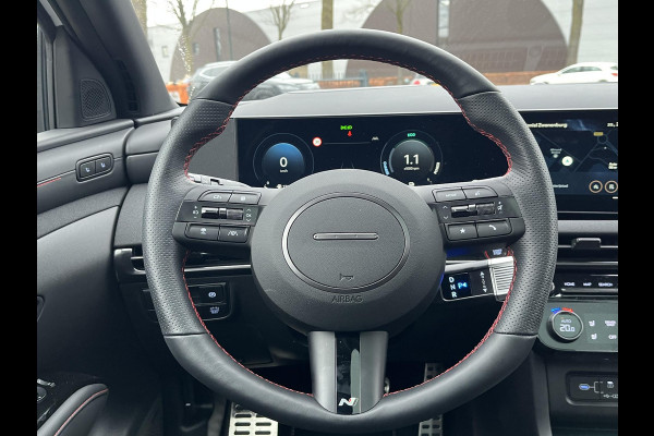 Hyundai Tucson 1.6 T-GDI HEV N Line Sky VAN: 54.095,- VOOR: 42.877,- UW EINDEJAARSVOORDEEL: 11.218,- EURO ORIG. NL AUTO 09-2025 NIEUWPRIJS: 54.095,- EURO.