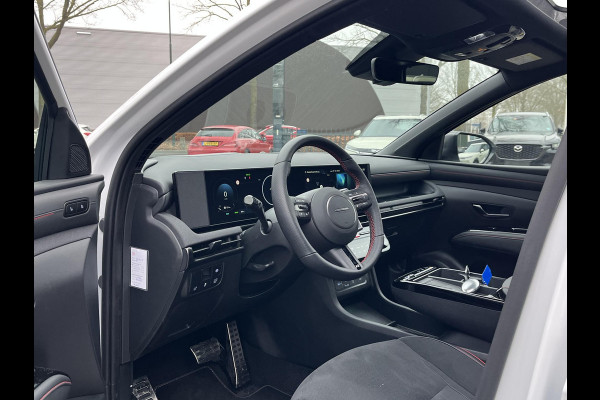 Hyundai Tucson 1.6 T-GDI HEV N Line Sky VAN: 54.095,- VOOR: 42.877,- UW EINDEJAARSVOORDEEL: 11.218,- EURO ORIG. NL AUTO 09-2025 NIEUWPRIJS: 54.095,- EURO.