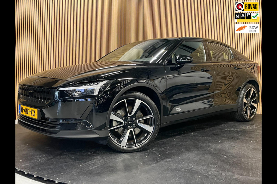 Polestar 2 Long Range Single Motor 78 kWh|90,8% SOH|BLACK EDITION|MEMORY|CAMERA|STOEL-,STUURVERW.|ACC|INCL.BTW|1e EIG|NL-AUTO|NAP|