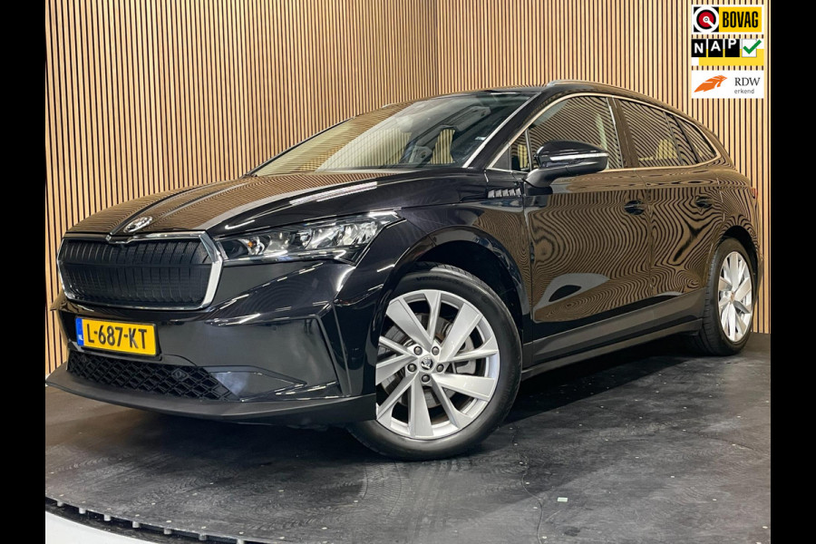 Škoda ENYAQ iV 80|GROTE ACCU|94%SOH|LEDER|ANDROID AUTO/APPLE CARPLAY|CAMERA|NAVIGATIE|STUURVERWARMING|NL-AUTO|NAP|1e EIG|INCL.BTW|