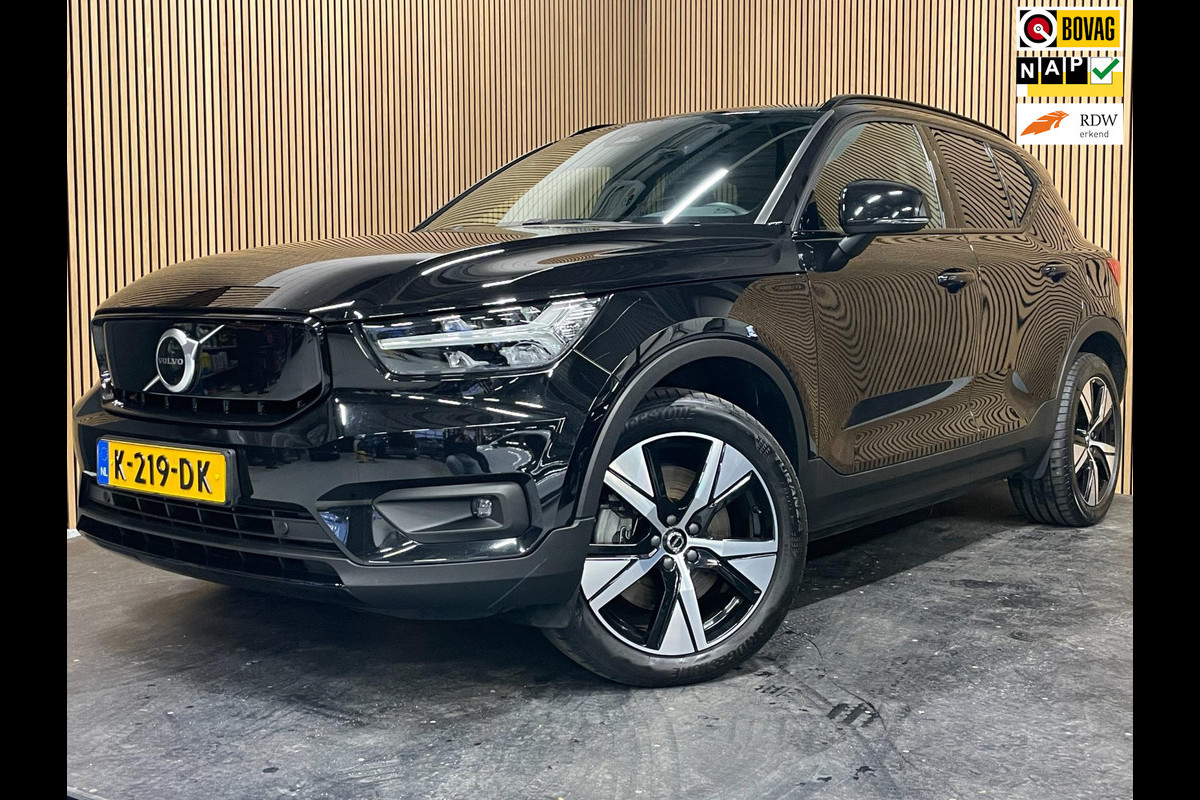Volvo XC40 Recharge P8 AWD R-Design|92,4% SOH|1/2 LEDER|STOEL+STUURVERWARMING|NAVIGATIE|ACC|APPLE CARPLAY|NL-AUT|NAP|IN.BTW|1eEIG|