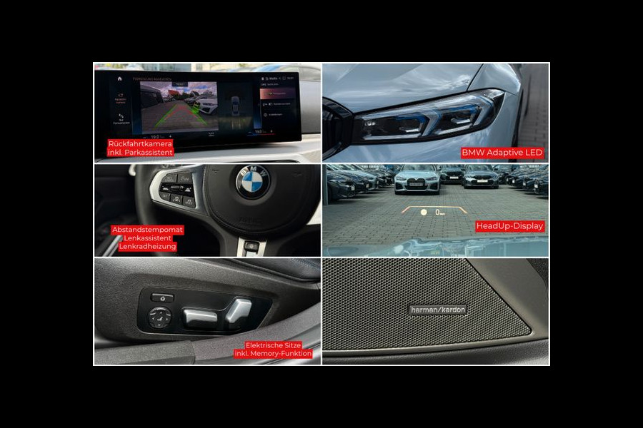 BMW 3-serie 320d xDrive M-SPORT ** ADAPT. LED, NAVI+, MEMORY, HuD, ACC, 19-inch LMV, BROOKLYN GRAU ** 1e EIG - UNFALLFREI - BMW GAR ** ** INFORMEER OOK NAAR ONZE AANTREKKELIJKE FINANCIAL-LEASE TARIEVEN **